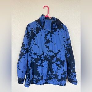 Burton Snow Jacket Insulated Camellia Blue Womens Large Snowboard Ski Coat